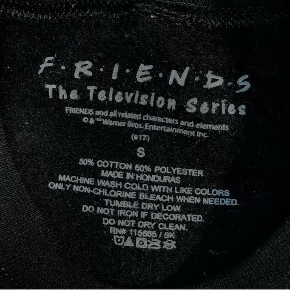 Friends TV Television Series Official Photo Frame Sweatshirt Full Cast Small - Picture 5 of 6